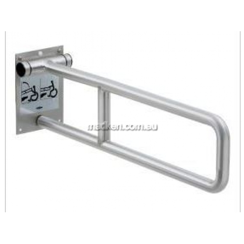 View Stainless Steel Swing-Up Grab Bar details.