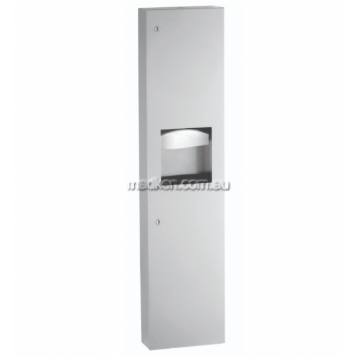 View B380349 Combo Paper Towel and Waste Receptacle 14L details.