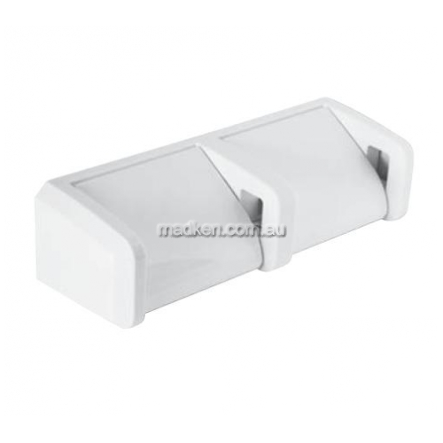 5244 Double Toilet Roll Holder Hooded