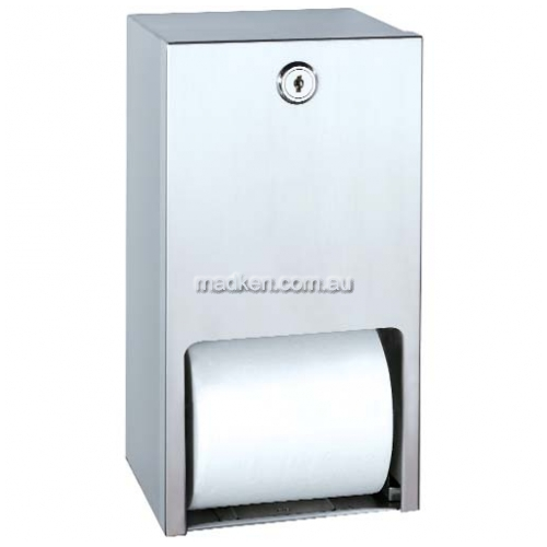 5402 Double Toilet Roll Dispenser Lockable