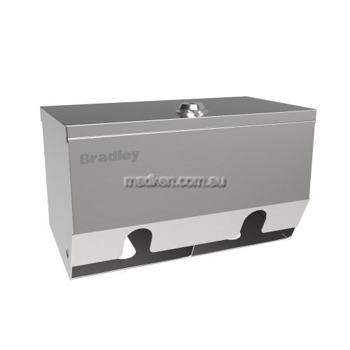 View 54412 Double Toilet Roll Dispenser Lockable details.