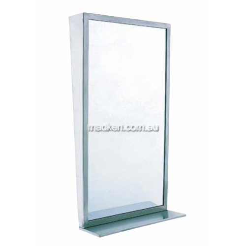 7405 Glass Tilt Mirror with Shelf