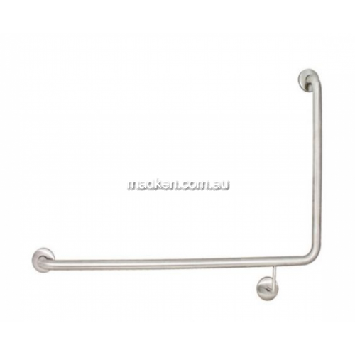 812 Toilet Grab Rail 90 Degree Left Hand 38mm Dia