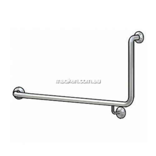 832-6 Toilet Grab Rail 90 Degree Left Hand