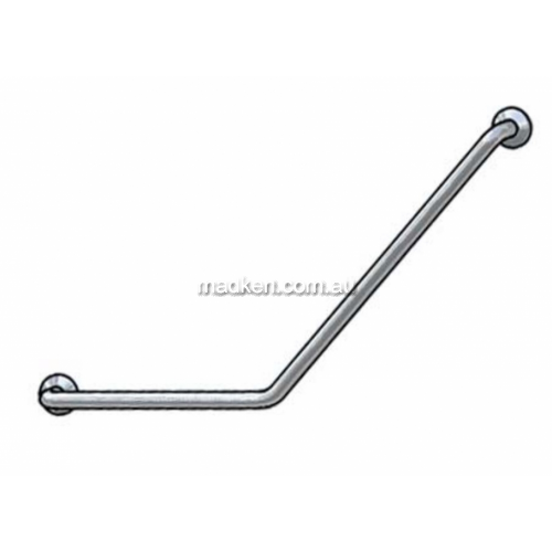 832 Ambulant Toilet Grab Rail 45 Degree Left Hand