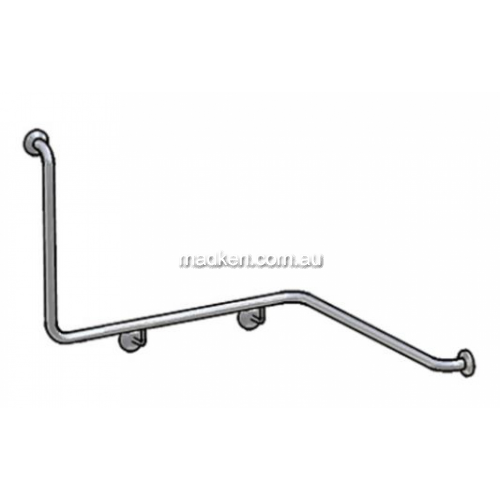 View 832 Corner Toilet Grab Rail 90 Degree Right Hand details.