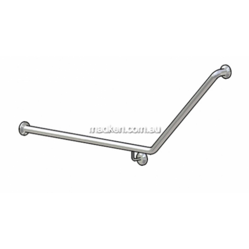 832 Grab Rail Rear Wall 45 Degree Left Hand with Underslung