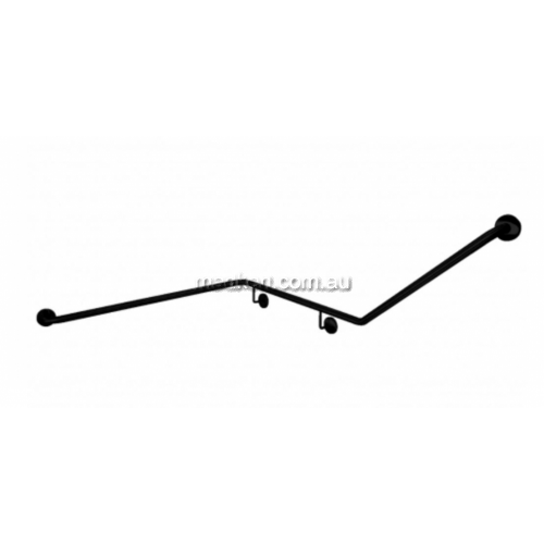 View 832-MB Corner Toilet Grab Rail 45 Degree Left Hand details.