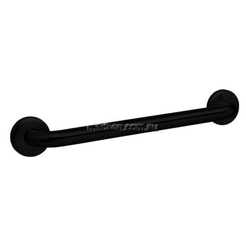 View 832-MB Straight Grab Rail Matte Black details.