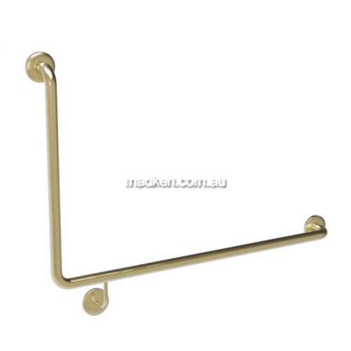 View 832-PVD-BB Toilet Grab Rail 90 Degree Right Hand details.