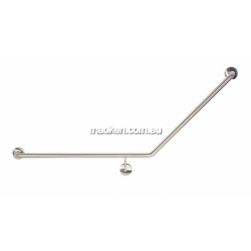 View 832 Toilet Grab Rail 45 Degree Left Hand details.