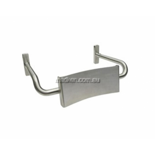 View 9572 Toilet Backrest Curved details.