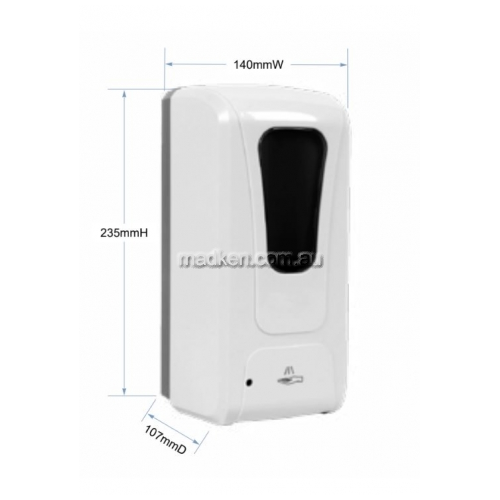 View 6862 Sensor Gel Sanitiser Dispenser details.