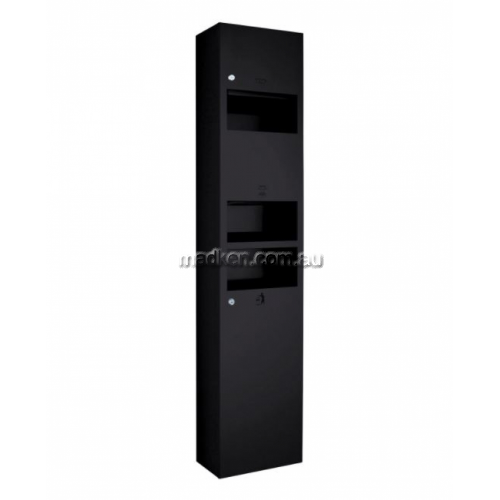 2847A 3-In-1 Unit Towel Dispenser Hand Dryer Waste Bin 30L