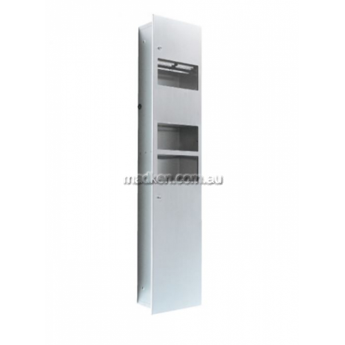 View 3-in-1 Combination Paper Towel and Waste Bin Recessed  details.