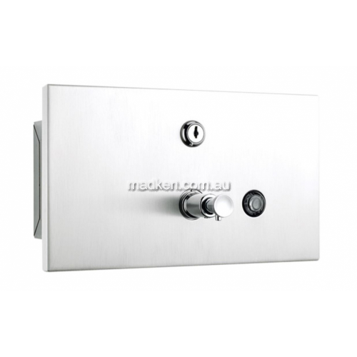 View 6437 Liquid Soap Dispenser Recessed details.