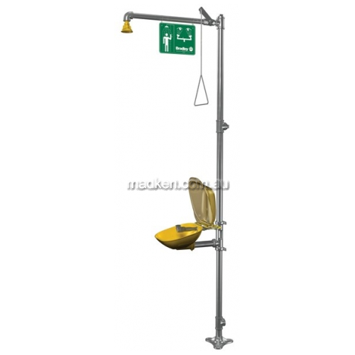 Combination Drench Shower and EyeWash Station
