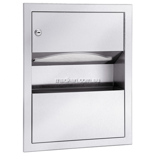 229 Combo Unit Paper Dispenser and Waste Bin 5L