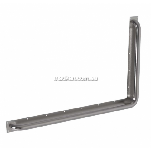 View SA72BP Toilet Grab Rail 90 Degree Left Hand Anti-Ligature details.
