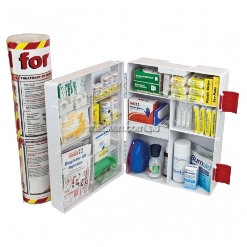 View National Workplace Burns Large Wall Mount ABS Plastic Case Kit details.