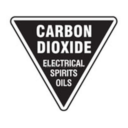 View Carbon Dioxide Fire Extinguisher Sign details.