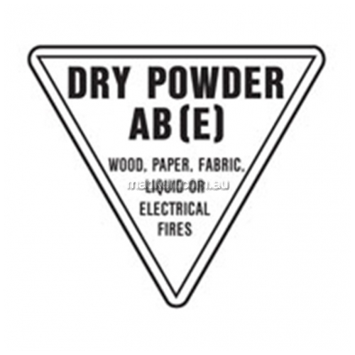 Dry Powder AB(E) Fire Extinguisher Sign