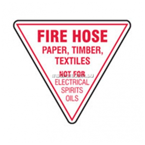 Fire Hose, Paper Timber Textiles Sign