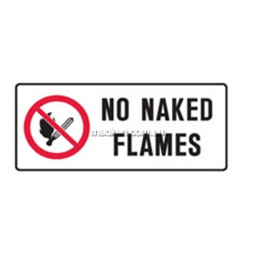 View No Naked Flames Sign details.