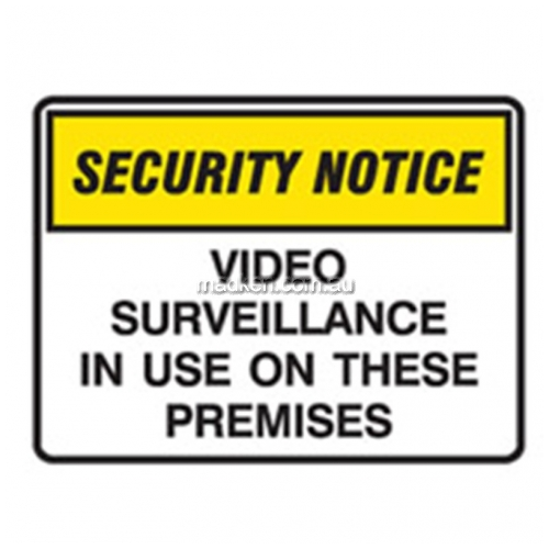 View Video Surveillance In Use On These Premises Sign details.