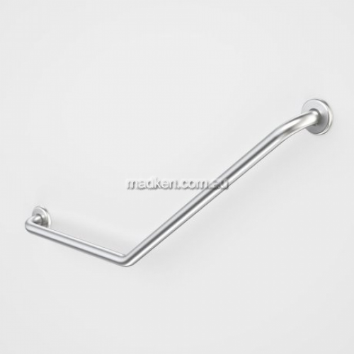 View 687464SS 140 Degree 450x700 Grab Rail Left Hand details.