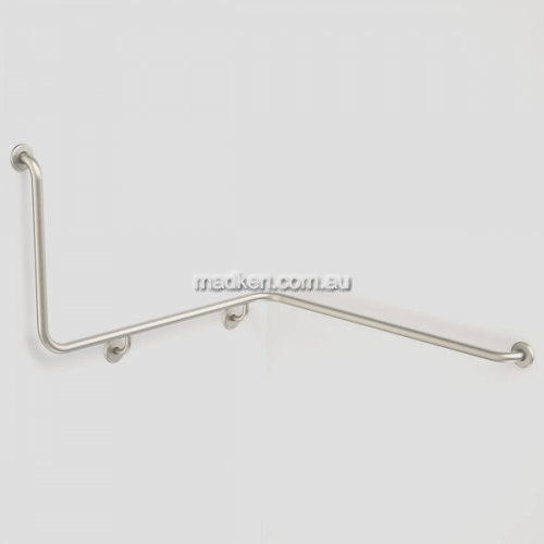 View 687467BN 90 Degree Angled Grab Rail 1100x1030 Right Hand details.