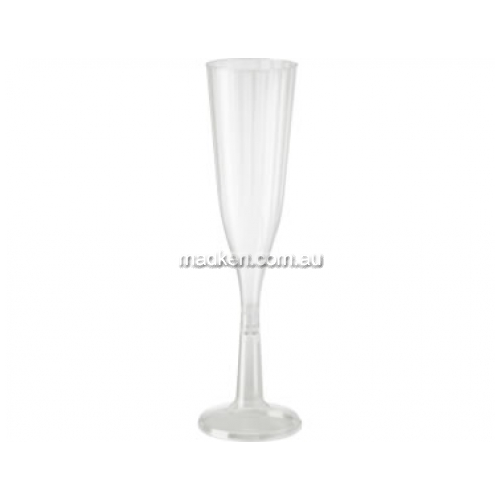 Champagne Flute Plastic Clear