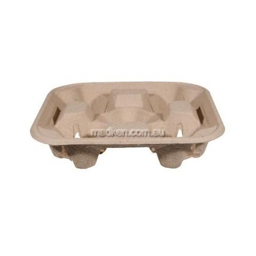 View 4 Cup Drink Carry Tray Holder details.