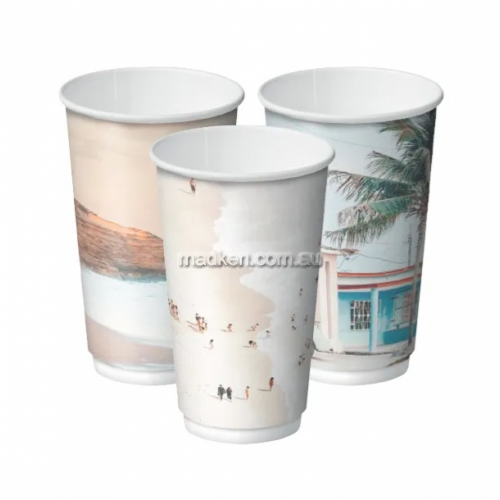 View Combo Double Wall Coffee Cups 16oz details.