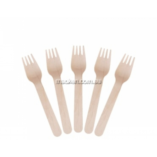 CA-WCF Wooden Forks Single Use 