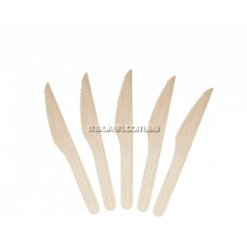 CA-WCK Wooden Knives Single Use