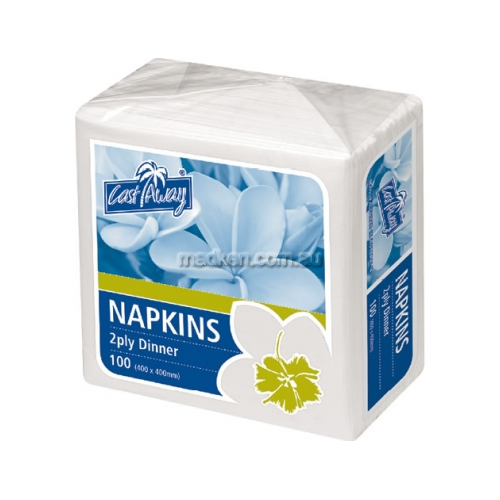 Premium Napkins Dinner 2 Ply white