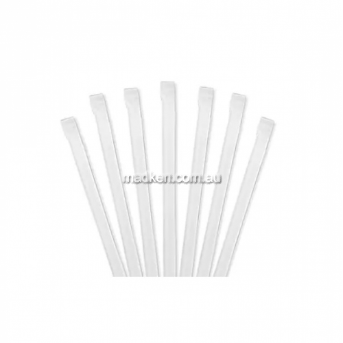 PSFLEXW Flexi Paper Straws Individually Wrapped