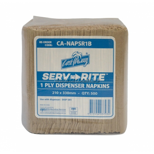 View CA-NAPSR1B Regular Dispenser Paper Napkins 1 Ply details.