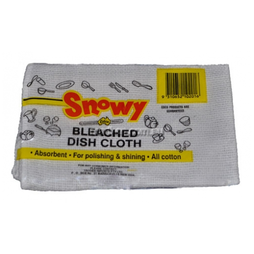 10840 Snowy Dish Cloth Bleached