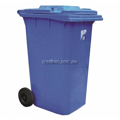 View 19400 Heavy Duty Bin With Wheels 240 Litre Blue  details.