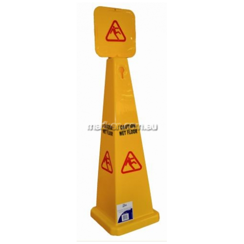 19260 Large Pyramid Caution Wet Floor Sign