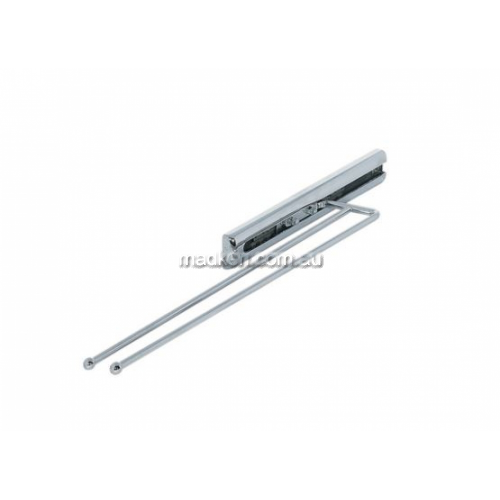 Towel Rail 2-Arm with Extending Runner
