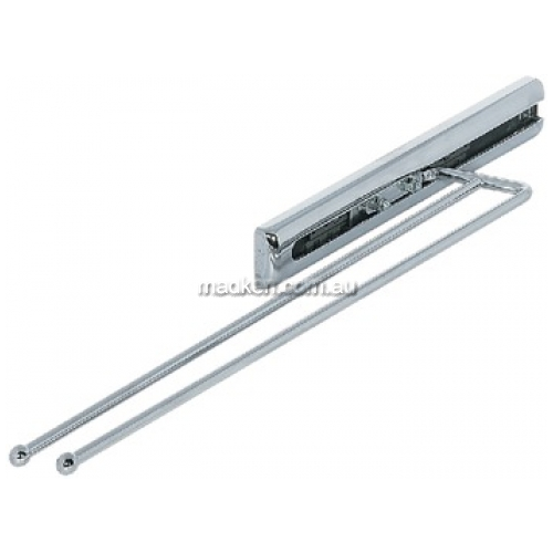 Towel Rail 2-Arm with Extending Runner