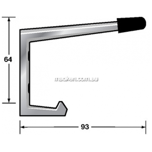 View Coat Hook with Bumper details.