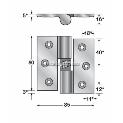 View Gravity Hinge Hold Open  details.