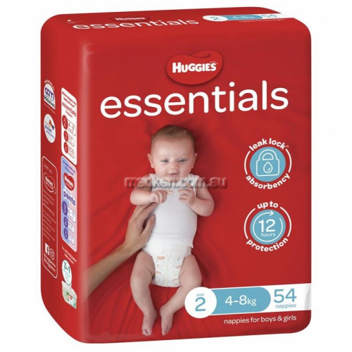 Essentials Nappies Unisex Size 2