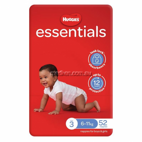 Essentials Nappies Unisex Size 3