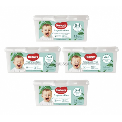 View Thick Baby Wipes Refillable Tub Fragrance Free  details.