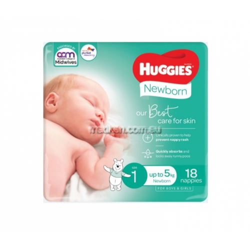 View Ultimate Nappies Unisex Newborn Size 1 details.